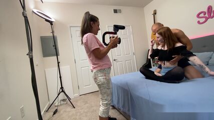 POV Redhead Slut Gets Facial