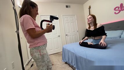 Tattooed Redhead POV Facial