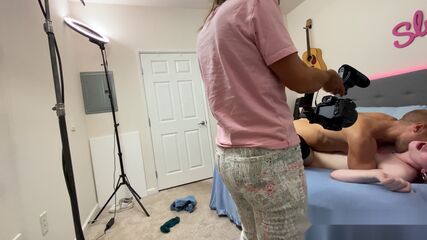 POV Redhead Gets Facial